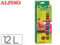 Guache em barra alpino pintacor caixa de 12 cores sortidas - Preview