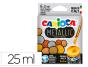 Guache escolar carioca metallic frasco 25 ml caixa de 6 cores sortidas - Preview