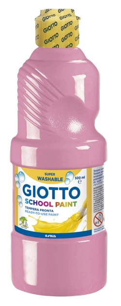 Capa do artigo Guache escolar lavavel giotto 500 ml rosa