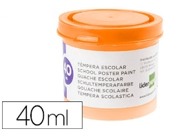 Capa do artigo Guache liderpapel escolar 40 ml laranja (5 unidades)