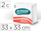 Capa do artigo Guardanapo celulose amoos 33x33 cm 2 folhas pack de 100 unidades