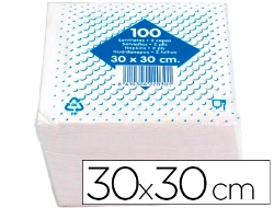 Capa do artigo Guardanapos algodao 30x30 cm 2 folhas pack de 100 unidades