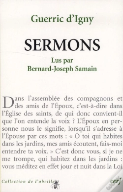 Capa do artigo Guerric D'Igny. Sermons Pour L'Annee Liturgique