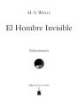 Guía Didáctica. El Hombre Invisible. Biblioteca Teide - Preview