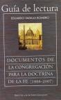 Guía Lectura Y Sumario De Los Documentos De La Congregación Para La Doctrina De La Fe (1966-2007) - Preview
