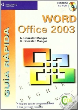Capa do artigo Guía Rápida. Word Office 2003