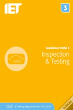 Capa do artigo Guidance Note 3 Inspection & Testing