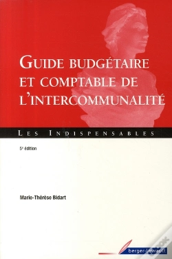 Capa do artigo Guide Budgétaire Et Comptable De L'Intercommunalité
