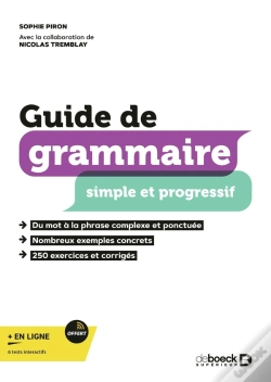 Capa do artigo Guide De Grammaire Simple Et Progressif : Avec Exercices Et Corrigés