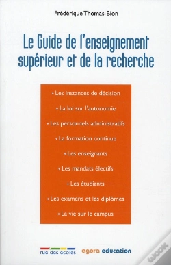 Capa do artigo Guide De L'Enseignement Superieur Et De La Recherche