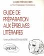 Guide De Préparation Aux Épreuves Littéraires : Prépas Hec - Preview