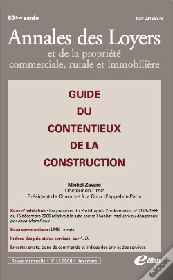 Capa do artigo Guide Du Contentieux De La Construction