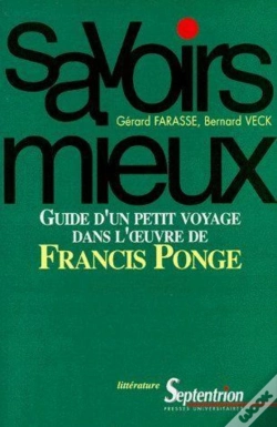 Capa do artigo Guide D'Un Petit Voyage Dans L'Oeuvre De Francis Ponge