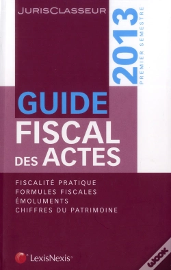 Capa do artigo Guide Fiscal Des Actes 1 - 2013