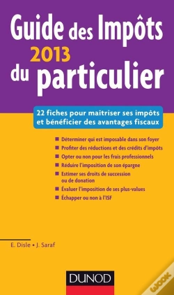 Capa do artigo Guide Fiscal Du Particulier 2013