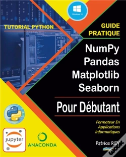 Capa do artigo Guide Numpy Pandas Matplotlib Seaborn - Avec Python 3.9 - Illustrations, Couleur