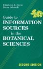 Guide To Information Sources In The Botanical Sciences - Preview