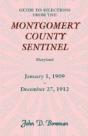 Guide To Selections From The Montgomery County Sentinel, Jan. 1 1909 - Dec. 27, 1912 - Preview