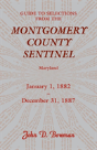 Guide To Selections From The Montgomery County Sentinel, Maryland - Preview