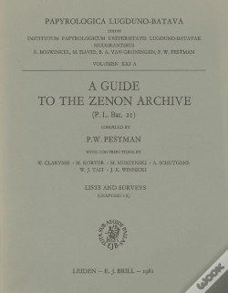 Capa do artigo Guide To The Zenon Archive