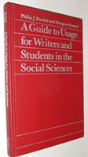 Guide To Usage For Writers And Students In The Social Sciences - Preview