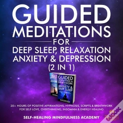 Capa do artigo Guided Meditations For Deep Sleep, Relaxation, Anxiety & Depression (2 In 1)