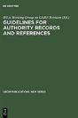 Guidelines For Authority Records And References - Preview