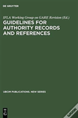 Capa do artigo Guidelines For Authority Records And References