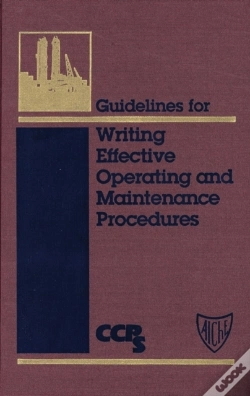Capa do artigo Guidelines For Writing Effective Operating And Maintenance Procedures