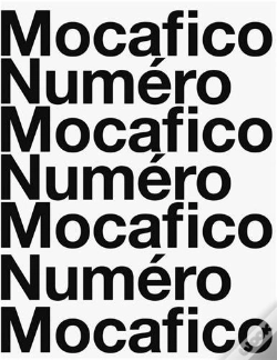 Capa do artigo Guido Mocafico Mocafico Numero /Anglais