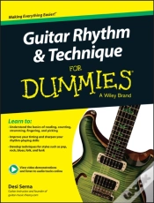 Capa do artigo Guitar Rhythm And Techniques For Dummies, Book + Online Video And Audio Instruction