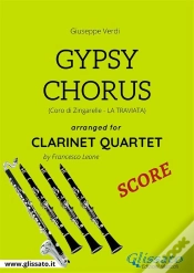 Capa do artigo Gypsy Chorus - Clarinet Quartet Score
