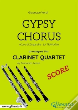 Capa do artigo Gypsy Chorus - Clarinet Quartet Score