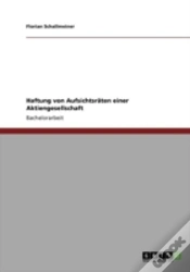 Capa do artigo Haftung Von Aufsichtsraã‚Â¤Ten Einer Aktiengesellschaft