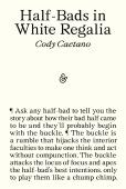 Half-Bads In White Regalia
