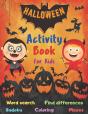 Halloween Activity Book Coloring Mazes Sudoku Word Search Find Differences For Kids - Preview