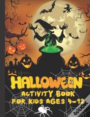 Halloween Activity Book For Kids Ages 4-12