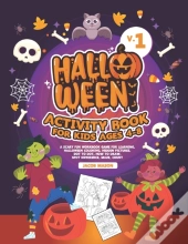 Halloween Activity Book For Kids Ages 4-8 V.1
