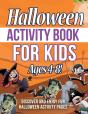 Halloween Activity Book For Kids Ages 4- - Preview
