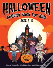 Halloween Activity Book For Kids Ages 7-12