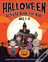 Halloween Activity Book For Kids Ages 7-12
