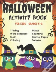 Halloween Activity Book For Kids Grades K-1