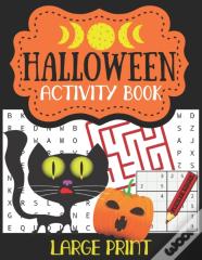 Halloween Activity Book Large Print