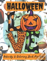 Halloween Activity & Coloring Book For Kids