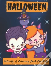 Halloween Activity & Coloring Book For Kids