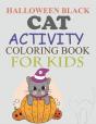 Halloween Black Cat Activity Coloring Book For Kids - Preview