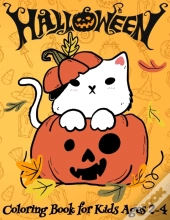 Halloween Coloring Book For Kids Ages 2-4