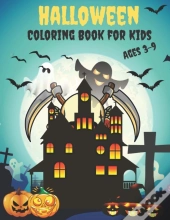 Halloween Coloring Book For Kids Ages 3-9