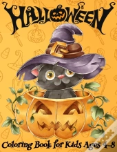 Halloween Coloring Book For Kids Ages 4-8