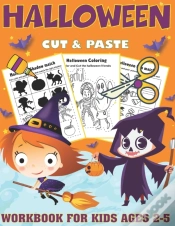 Capa do artigo Halloween Cut And Paste Workbook For Kids Ages 2-5